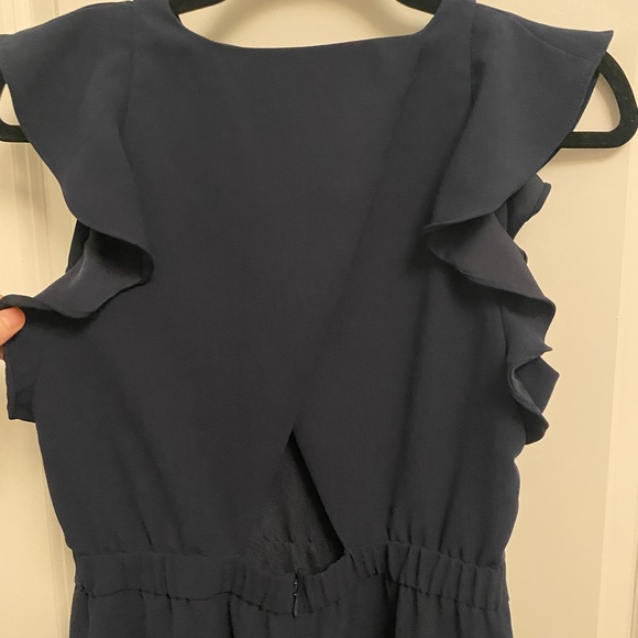 J. Crew Sleeveless Ruffle 365 Crepe Jumpsuit - Picture 7 of 16